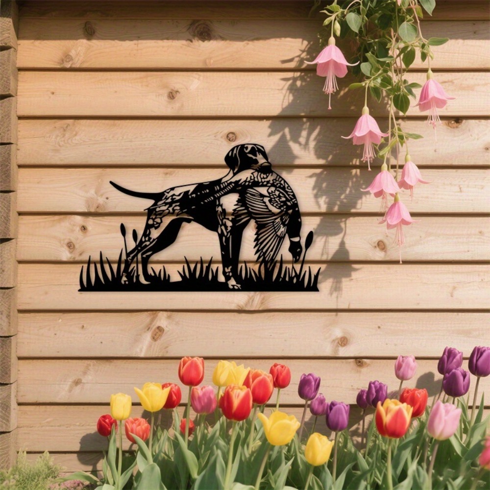 Outdoor Hunting Dogs - CIFBUY Arte de Parede em Metal,