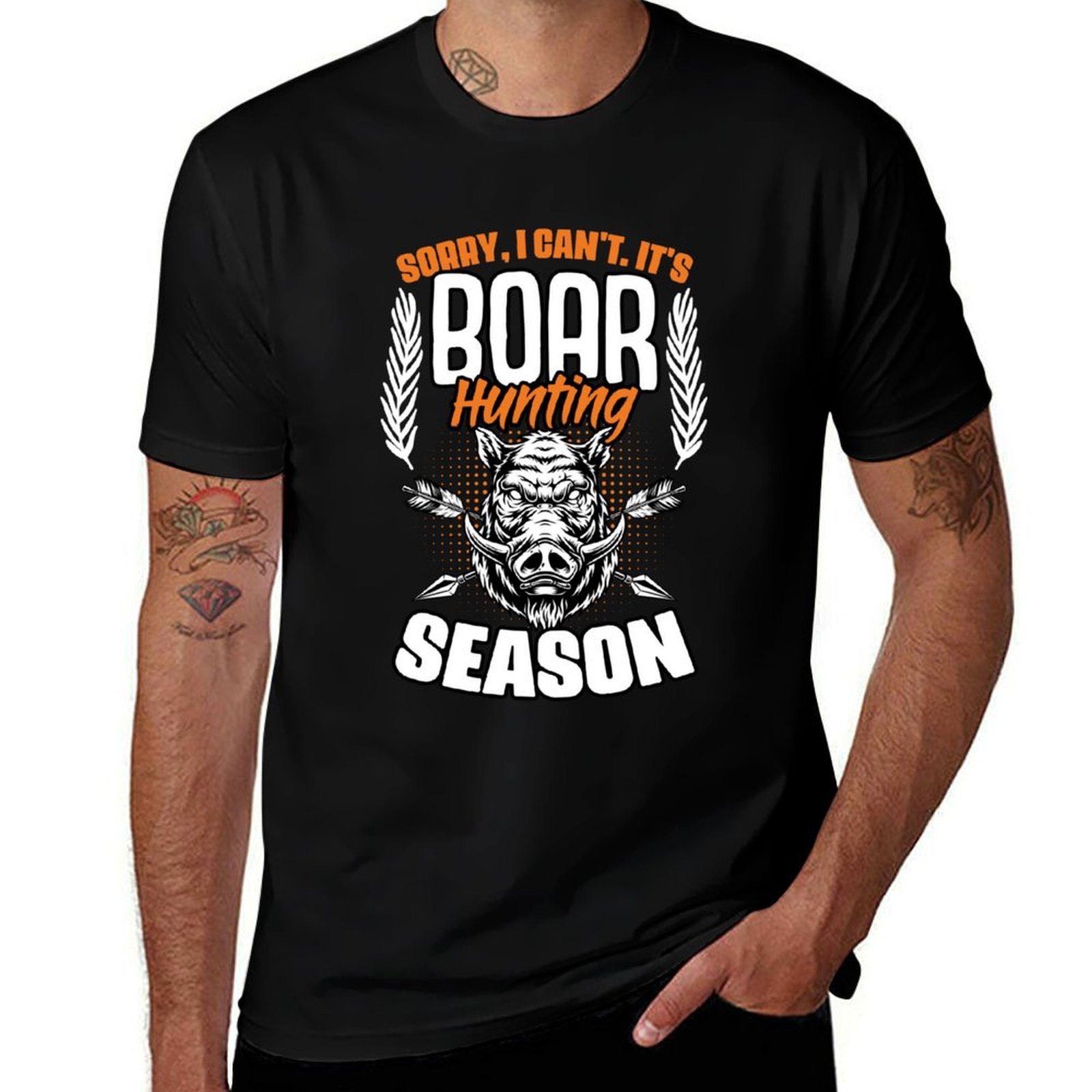 Wildman Hunting & Outdoor Polokwane Photos - Desculpe, não consigo - Camiseta engraçada