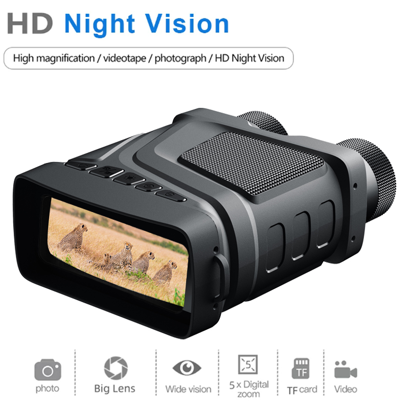 Outdoor Hunting Digital Night Vision - Binóculos de Visão Noturna Infravermelha 1080P
