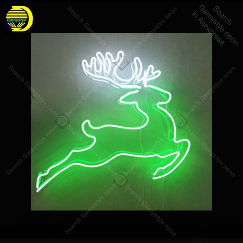 Hunting And Outdoor Shop - Sinal de néon para cervos correndo
