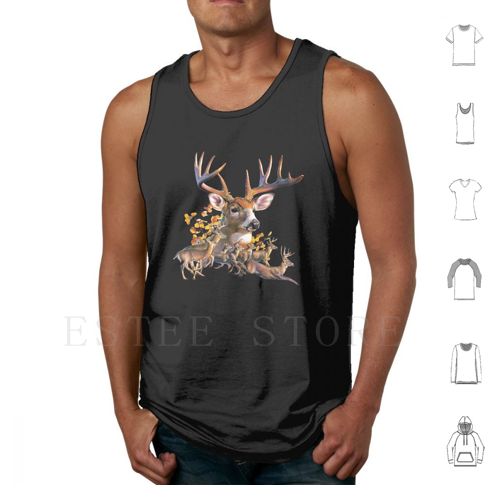 Wildman Hunting & Outdoor Polokwane Photos - Colete Regata com Estampa de Cervos,