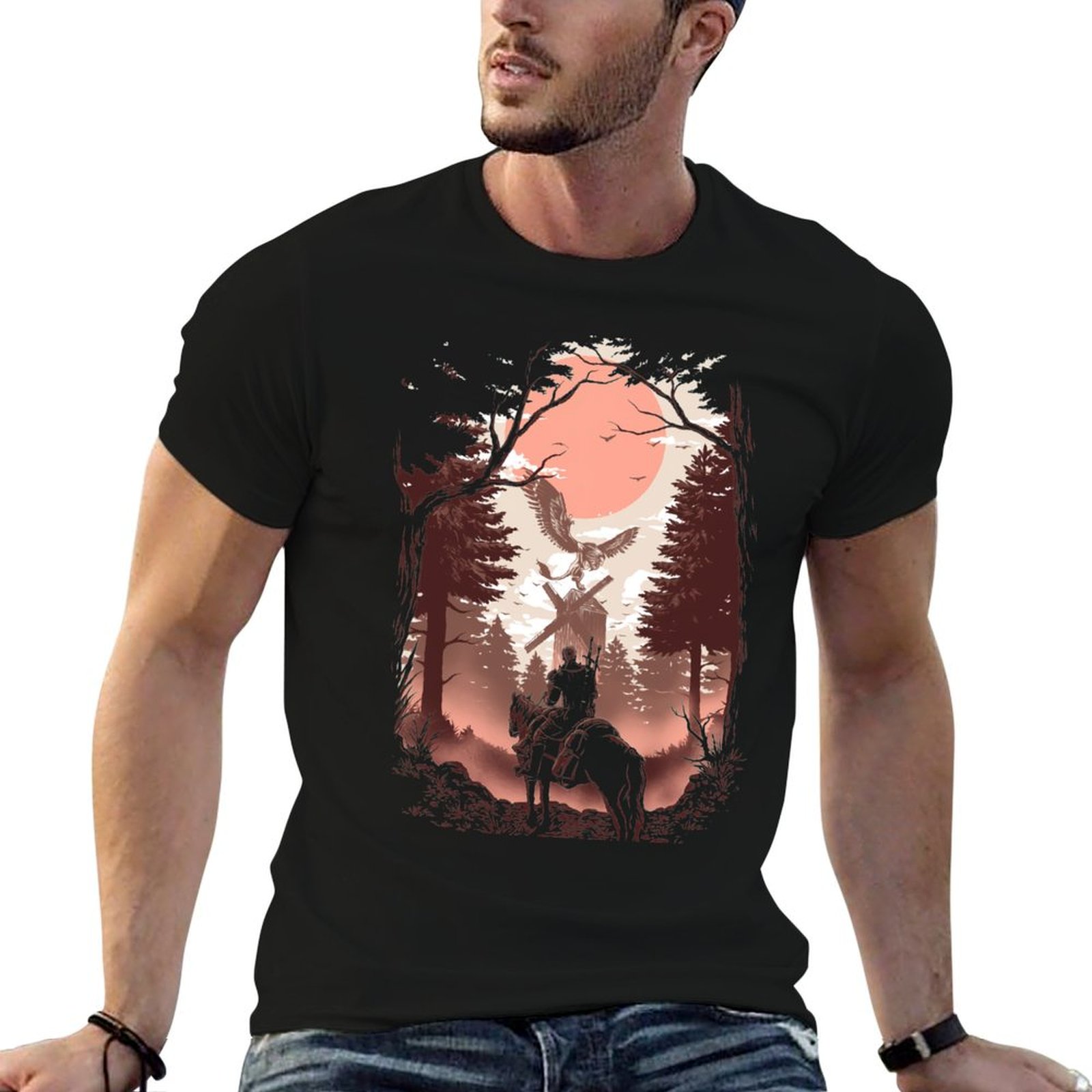Wildman Hunting & Outdoor Polokwane Photos - Camiseta The Wild Hunt para Trabalho