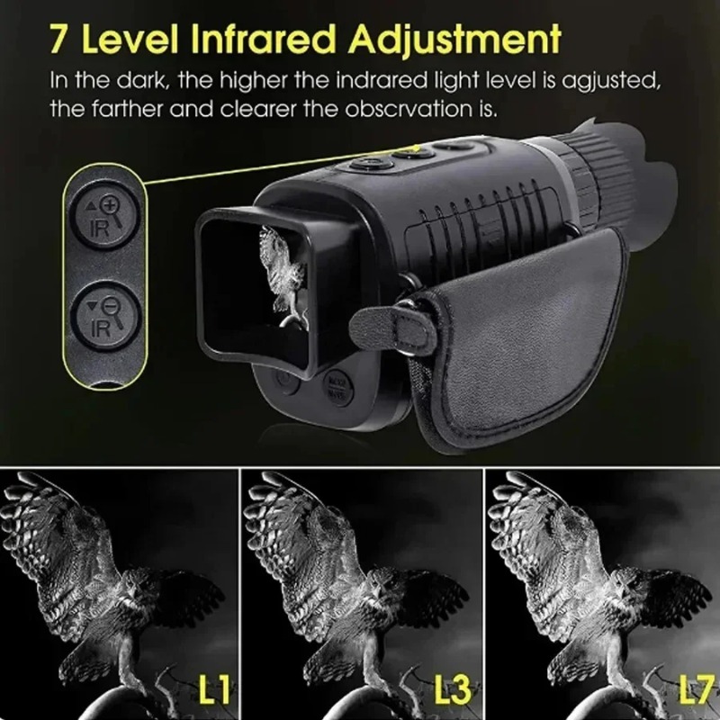 Outdoor Hunting Digital Night Vision - Monóculo Digital com Zoom de 5X