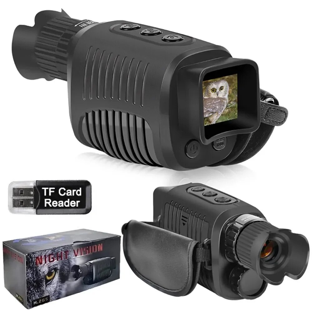 Outdoor Hunting Digital Night Vision - Dispositivo monocular de visão noturna, 1080p,