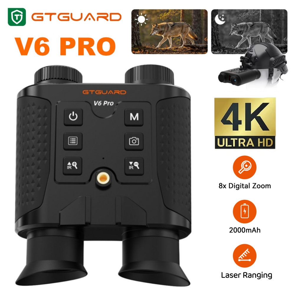 Outdoor Hunting Digital Night Vision - Binóculos de Visão Noturna 4K com