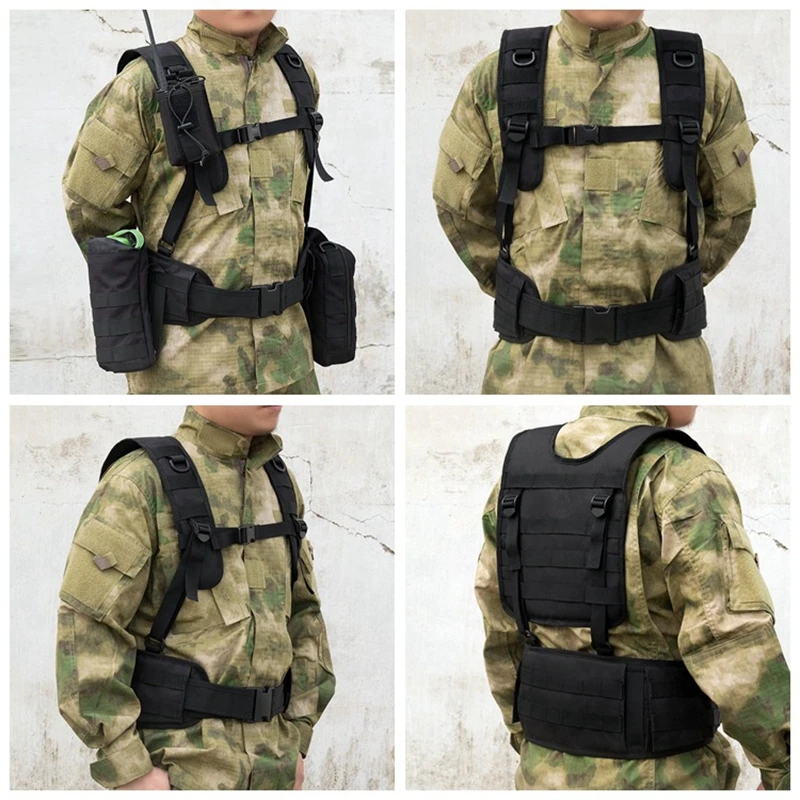 Colete Tático Destacável Molle - Outdoor Hunting Belt avaliação e preço