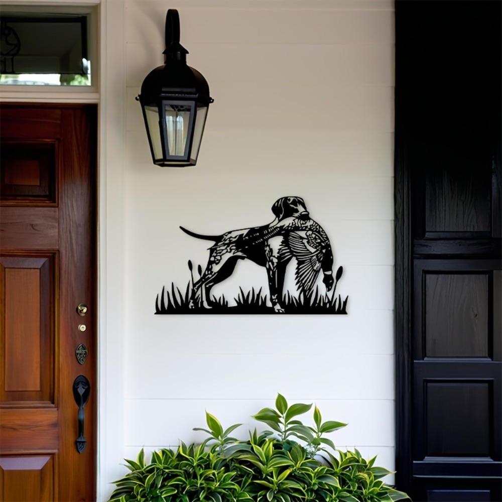 CIFBUY Arte de Parede em Metal - Outdoor Hunting Dogs avaliação e preço