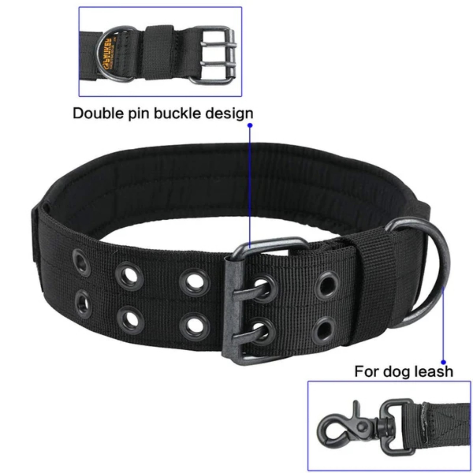 Coleira Tática Camo para Cães, - Outdoor Hunting Dog Collar avaliação e preço