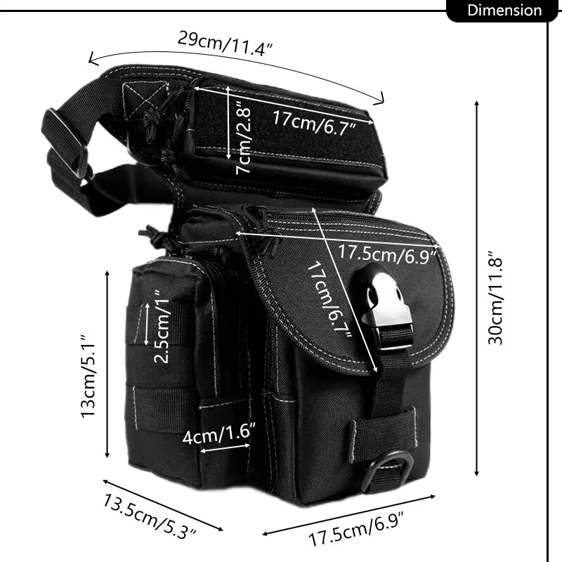 Saco de perna tático ao ar liv - Outdoor Hunting Belt avaliação e preço