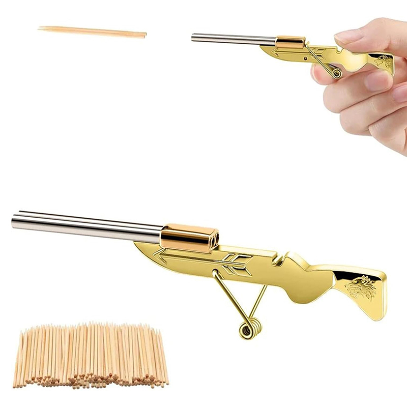 Mini Toothpick Gun Guntoy, Eng - Outdoor Hunting Gifts avaliação e preço