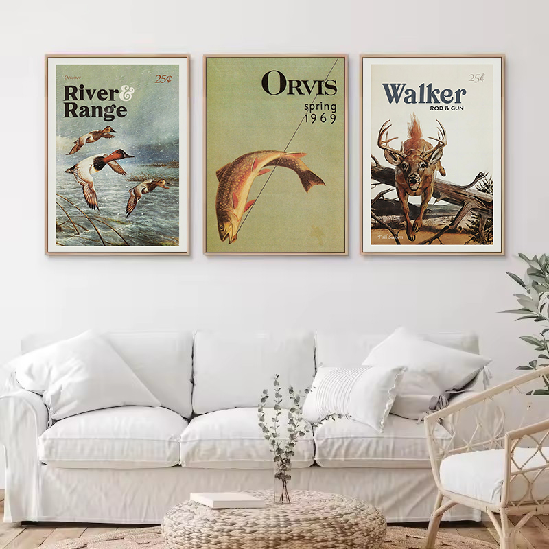 Retro vida selvagem ao ar livr - Outdoor Hunting Gifts avaliação e preço