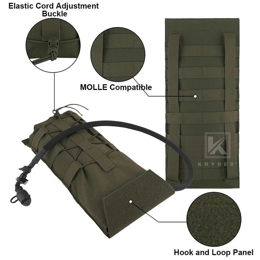 Krydex tático 3l hidratação mo - Outdoor Hunting Packs avaliação e preço